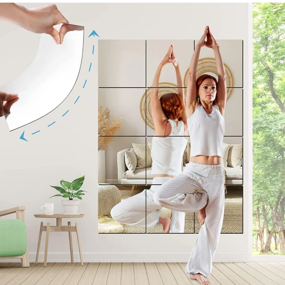 Acrylic mirror wall tiles NIB!